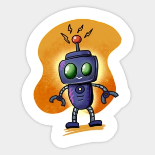 Robot Kid Sticker